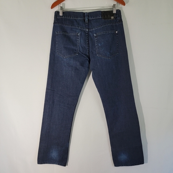 DC Straight Resin II Men's Jeans Sz 32X32 Medium Wash Button Fly Skateboard - Picture 2 of 12